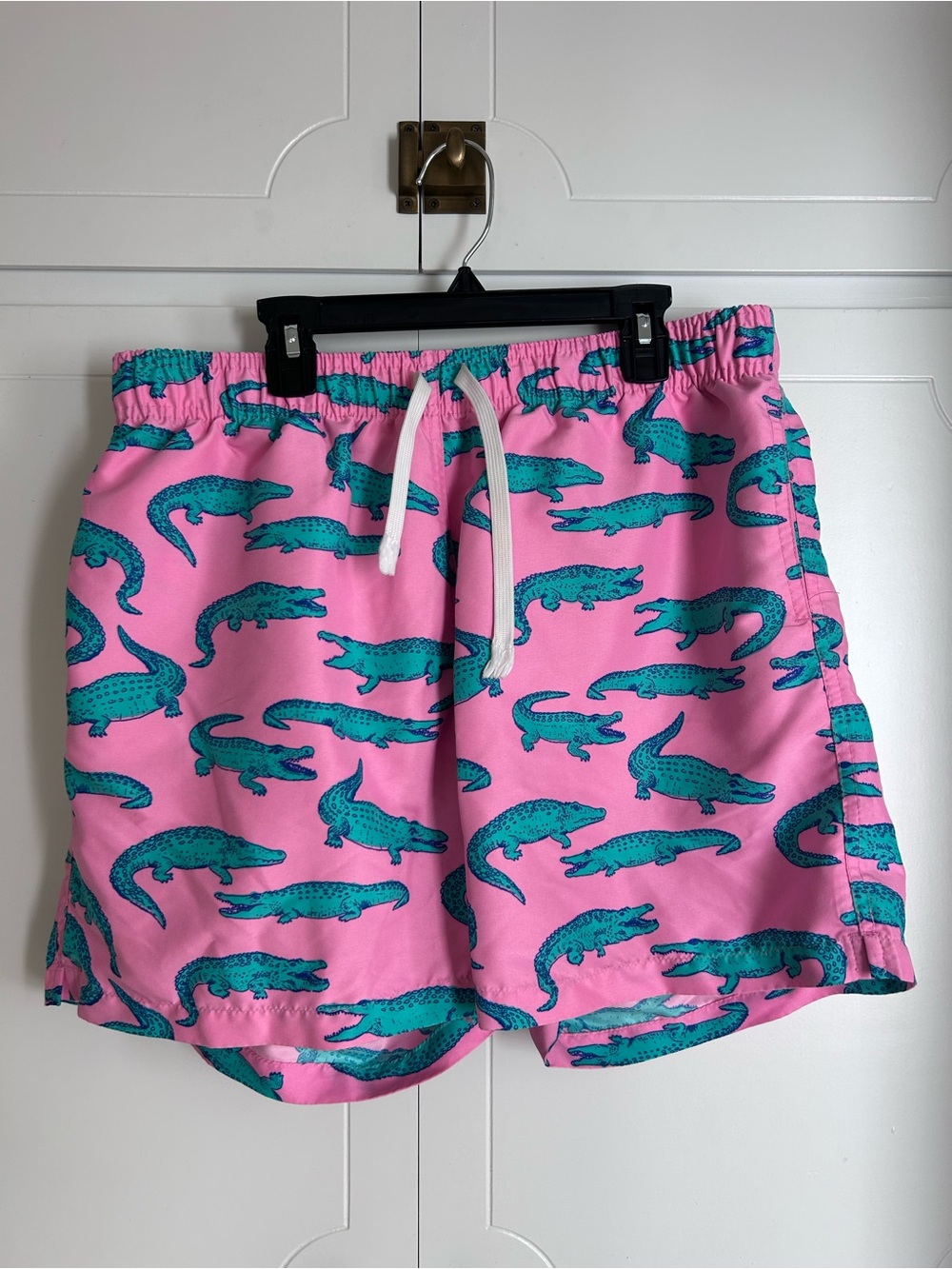 Chubbies Swim Trunks with Teal Alligator Accent